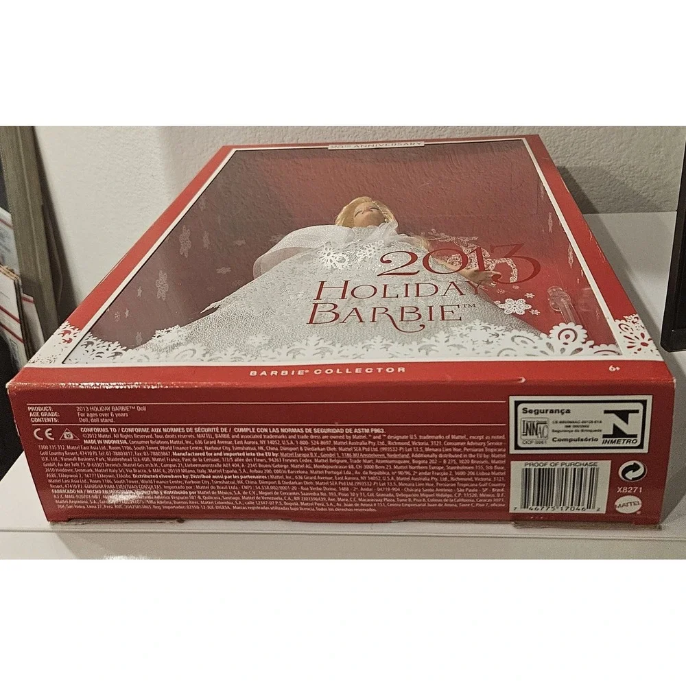 2013 Barbie Holiday Doll Mattel Never opened Vintage Collector
